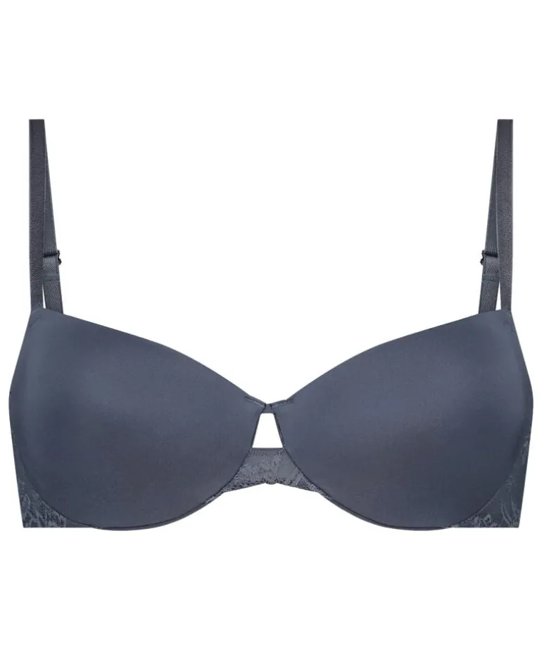 Lea Padded Underwired Bra - Gray