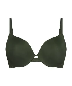 Lea Padded Underwired Push-Up Bra - Green