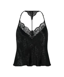 Leopard Cami - Black