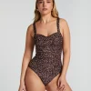 Leopard swimsuit - Brown