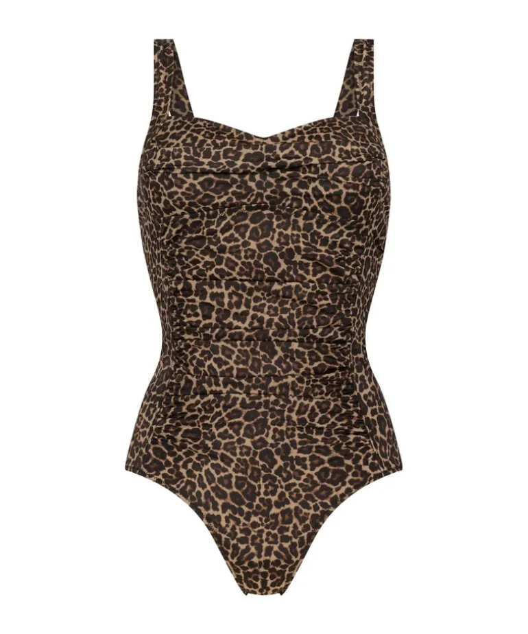Leopard swimsuit - Brown