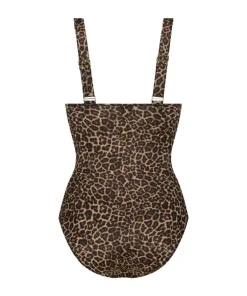 Leopard swimsuit - Brown