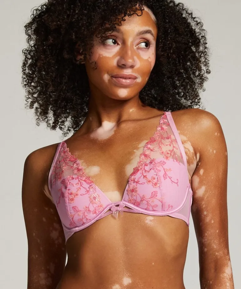 Lillia Padded Underwired Bra - Pink