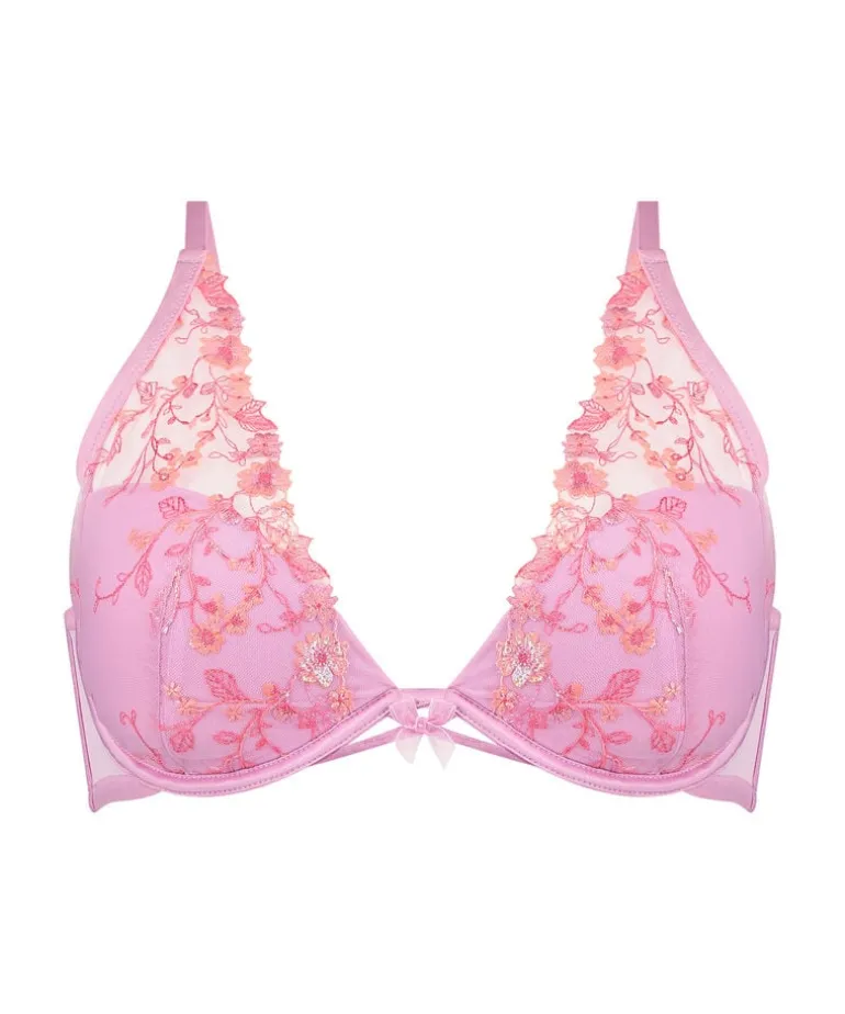 Lillia Padded Underwired Bra - Pink