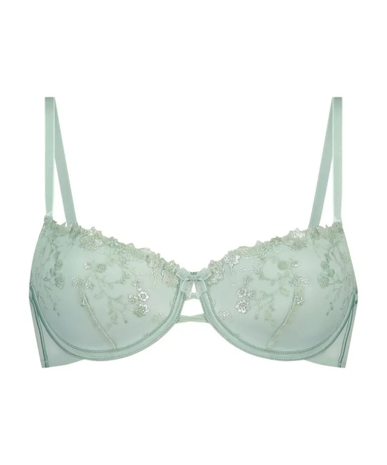 Lillia Padded Underwired Bra - Green