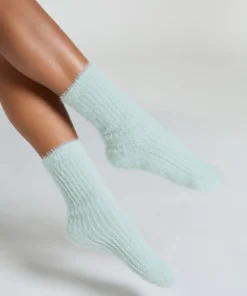 Liv Fluffy Socks - Green