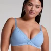Lola Padded Non-Wired Bra - Blue