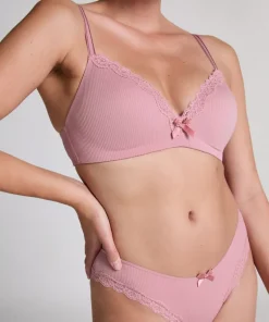 Lola Padded Non-Wired Bra - Pink