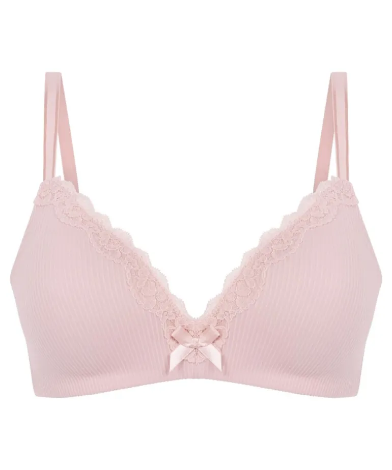Lola Padded Non-Wired Bra - Pink