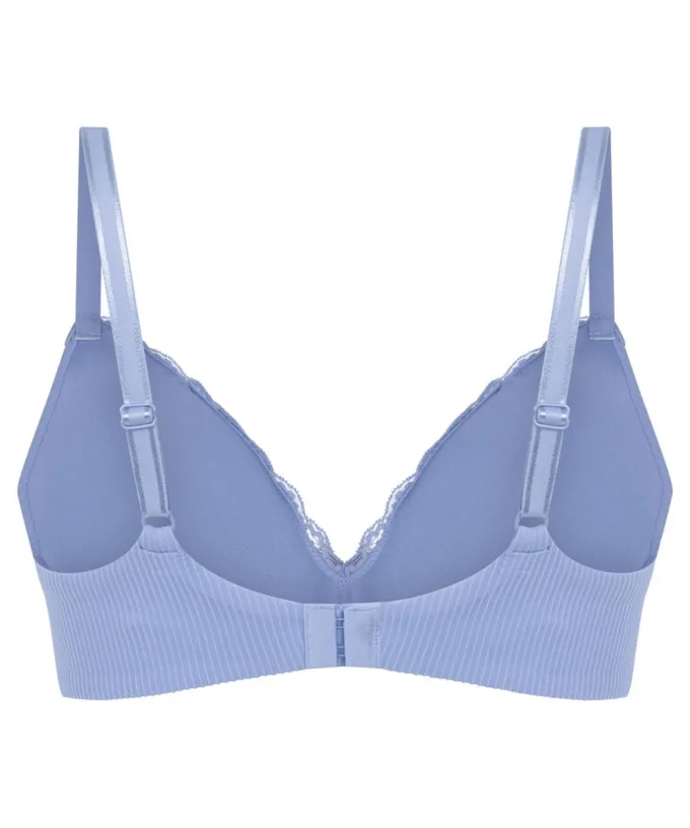 Lola Padded Non-Wired Bra - Blue