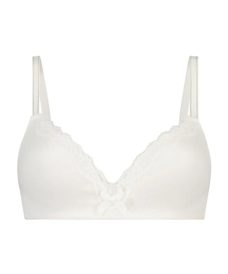 Lola Padded Non-Wired Bra - White