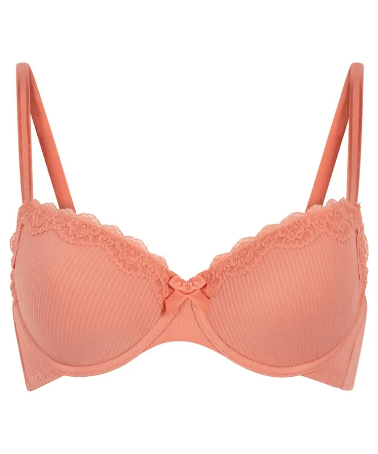 Lola Padded Underwired Bra - Pink