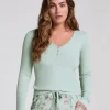 Long-Sleeved Pyjama Top - Green