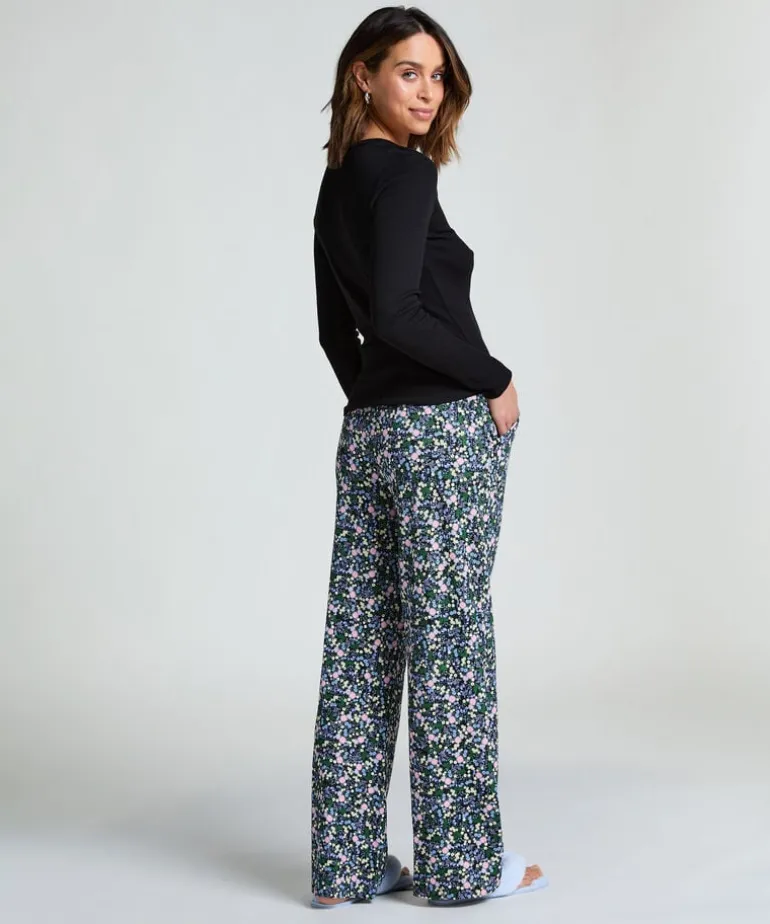 Long-Sleeved Pyjama Top - Black