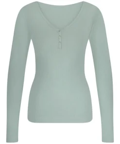 Long-Sleeved Pyjama Top - Green