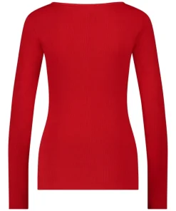 Long-Sleeved Pyjama Top - Red