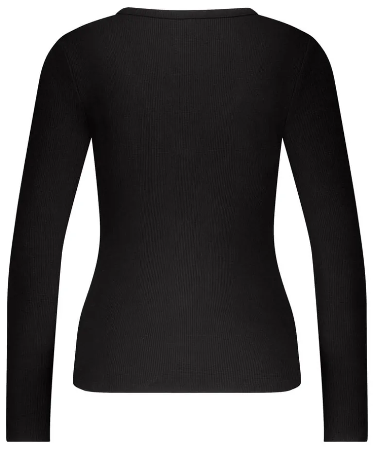 Long-Sleeved Pyjama Top - Black