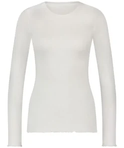Long-Sleeved Pyjama Top - White