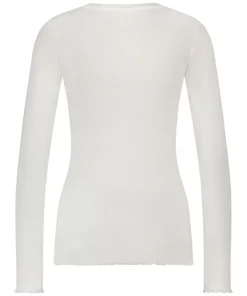 Long-Sleeved Pyjama Top - White