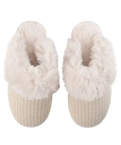 Lowan Mule Slipper - White