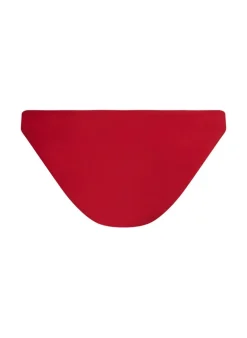 Luna High-Leg Bikini Bottoms - Red