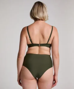 Luna padded bikini top - Green