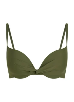 Luna padded bikini top - Green