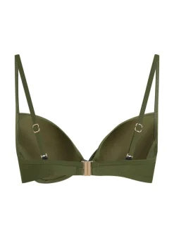 Luna padded bikini top - Green