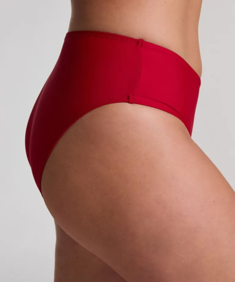 Luna Rio Midi Bikini Bottom - Red