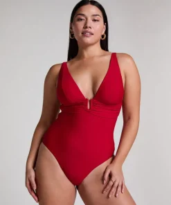 Luna Shaping Swimsuit - Red