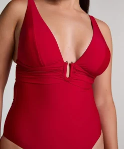 Luna Shaping Swimsuit - Red
