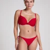 Luna String Bikini Bottom - Red
