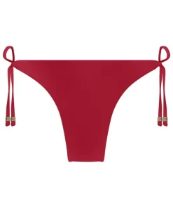 Luna String Bikini Bottom - Red