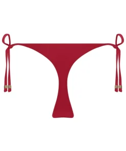 Luna String Bikini Bottom - Red