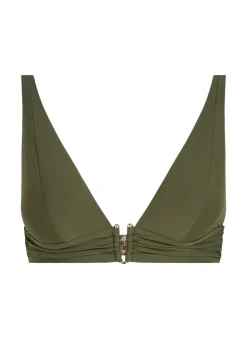 Luna Triangle Bikini Top - Green