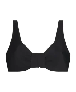 Luxe Non-Padded Underwired Bikini Top - Black