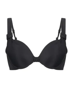 Luxe padded push-up bikini top Cup A - E - Black