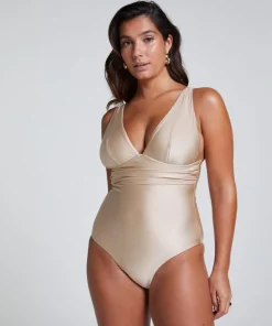 Luxe Shaping Swimsuit - Beige