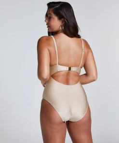 Luxe Shaping Swimsuit - Beige