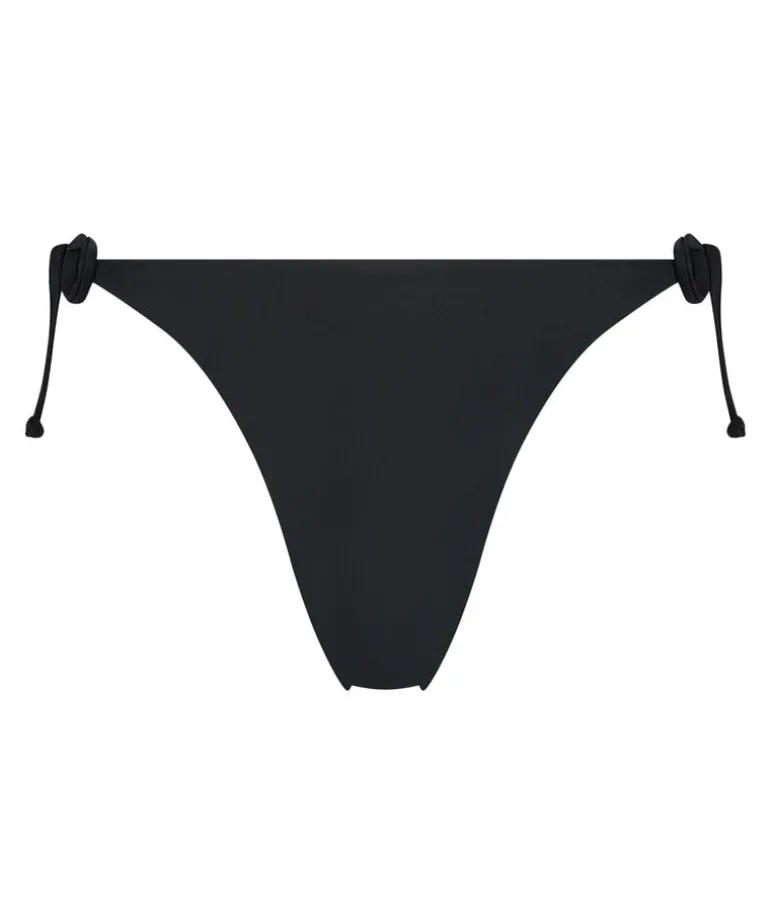 Luxe string bikini shorts - Black
