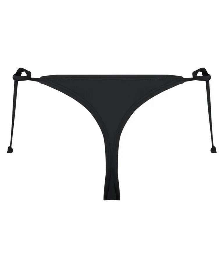 Luxe string bikini shorts - Black