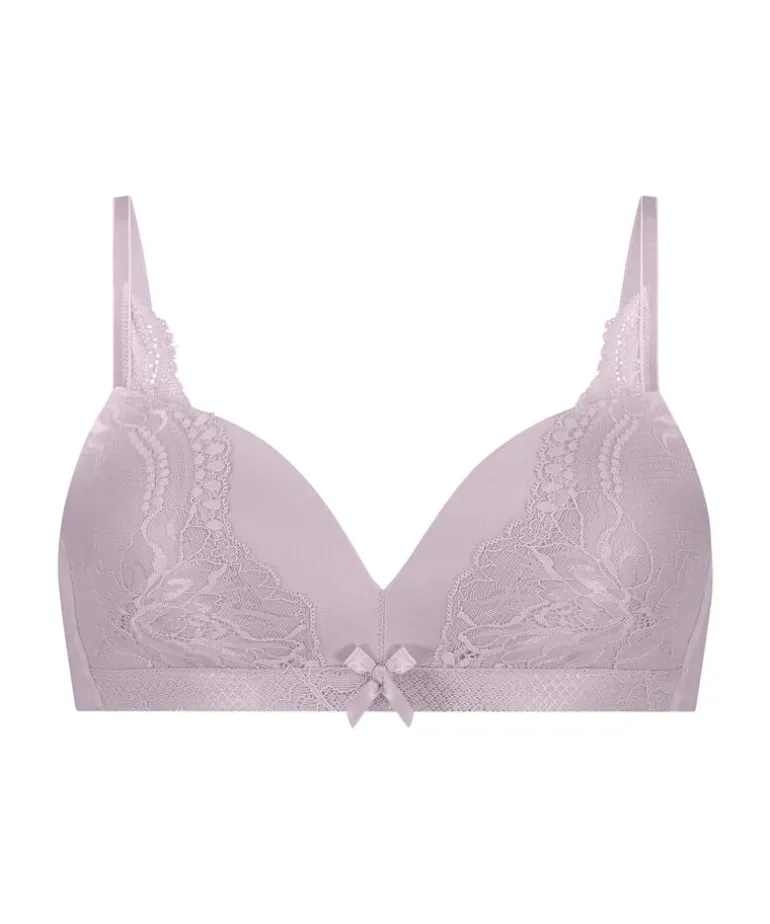 Lycke Padded Non-Wired Bra - Purple