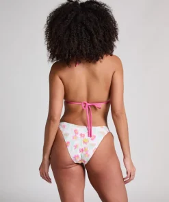 Madeira High-Leg Bikini Bottoms - Pink