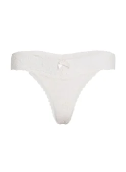 Madison Extra Low Thong - White
