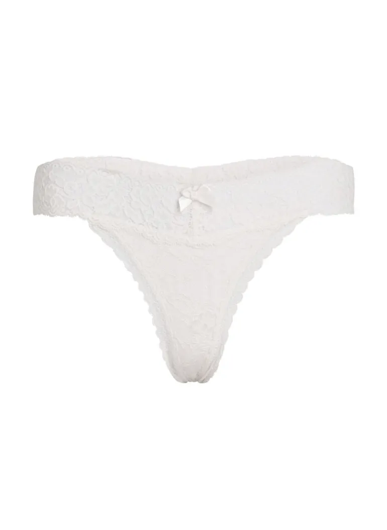 Madison Extra Low Thong - White