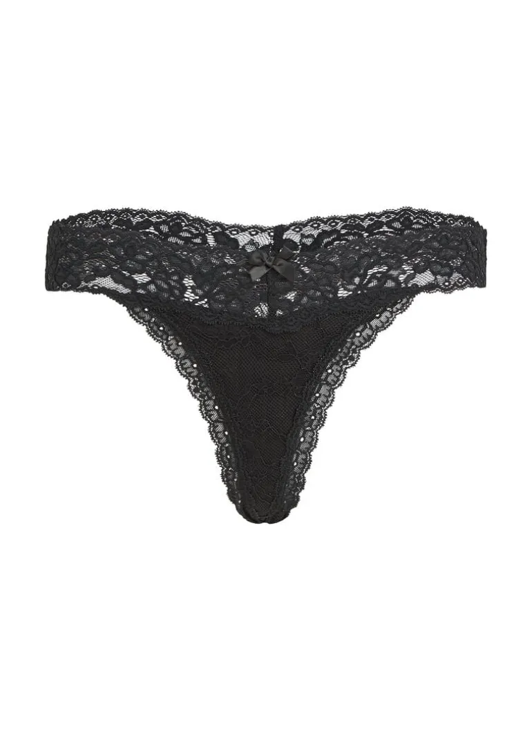 Madison Extra Low Thong - Black