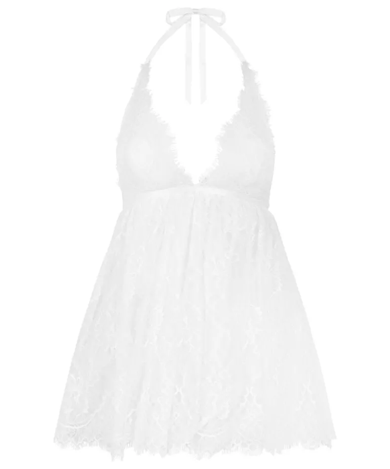Magdalena Slip Dress - White