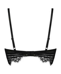 Marilee Padded Underwired Longline Bra - Black