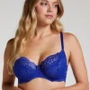 Marine Non-Padded Underwired Bra - Blue