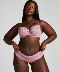 Marine Non-Padded Underwired Bra - Pink